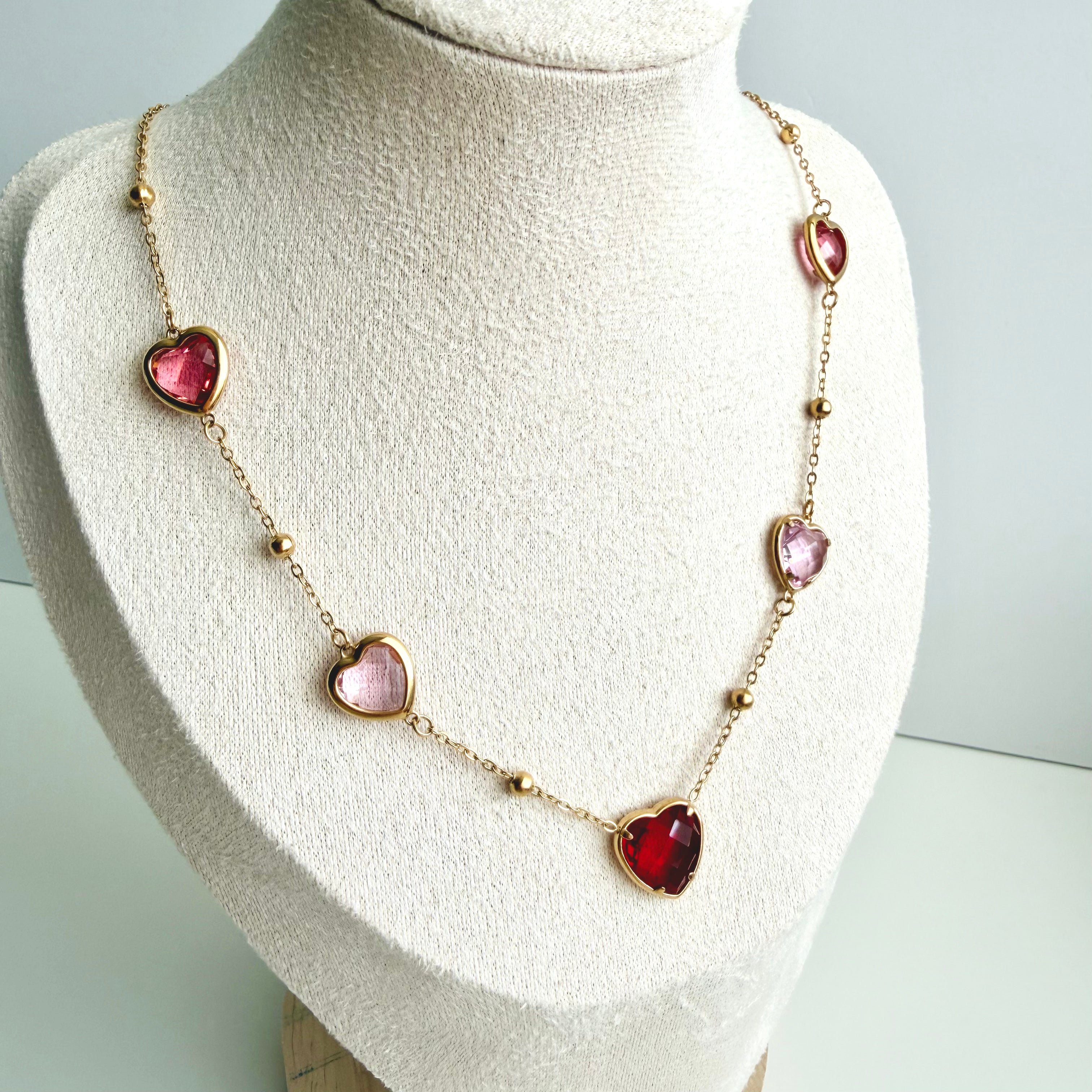 Milena Heart Chain Necklace 💗