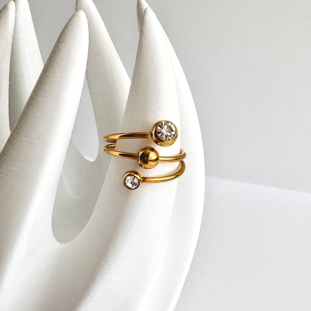 Zoe – Double Band 18K Gold Plated Ring ✨💫