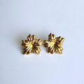 Joan – 18K Gold Plated Floral Stud Earrings 🌼✨