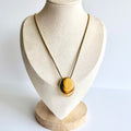 Audrie – Gold Plated Smooth Pebble Necklace ✨