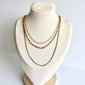 Liana – Layered Gold Plated Chain Necklace ✨