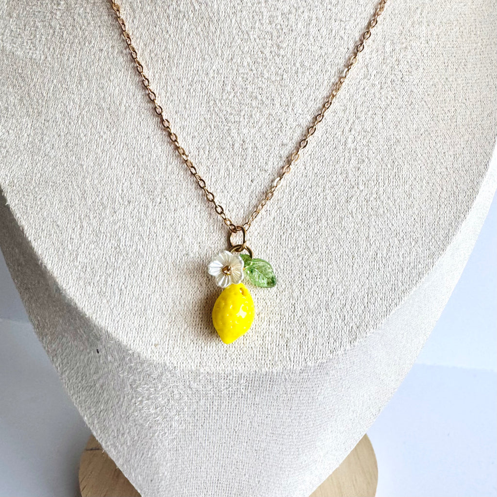 Miranda – Lemon Blossom Pendant 🍋✨