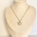 Anna – Crystal Heart Arrow Gold Necklace 💘✨