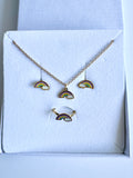 🌈 Rainbow Sparkle Dreams – Kids Jewelry Set ✨