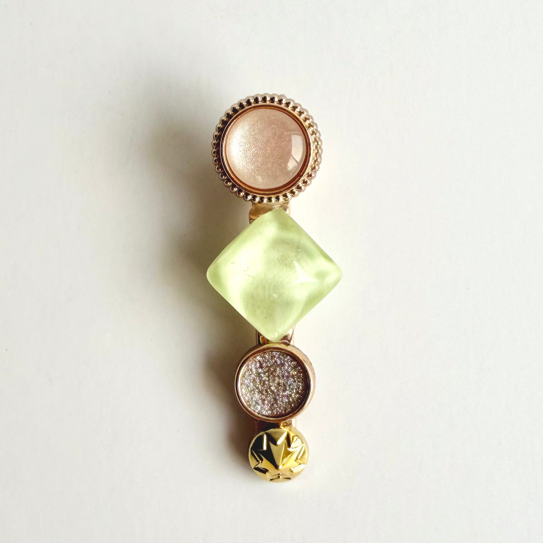 Geometric Pastel Hair Clips  ✨