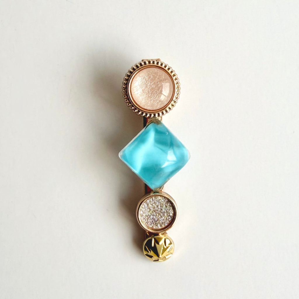 Geometric Pastel Hair Clips  ✨