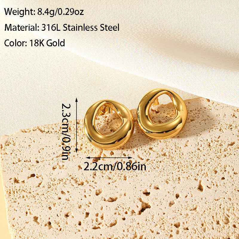 Agnes — 18K Gold Earrings ✨